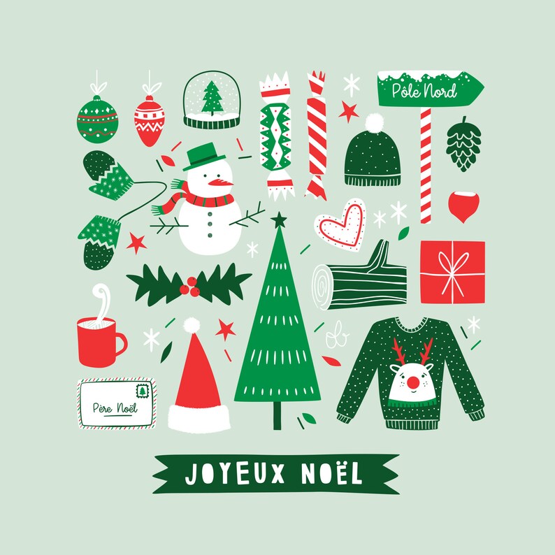 CARTE DE VOEUX "Joyeux Noël" image 3