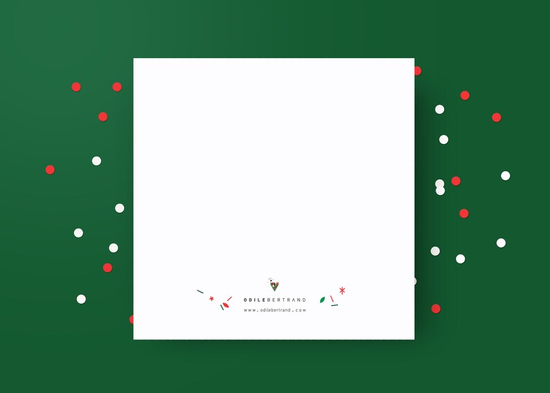 CARTE DE VOEUX "Joyeux Noël" image 2