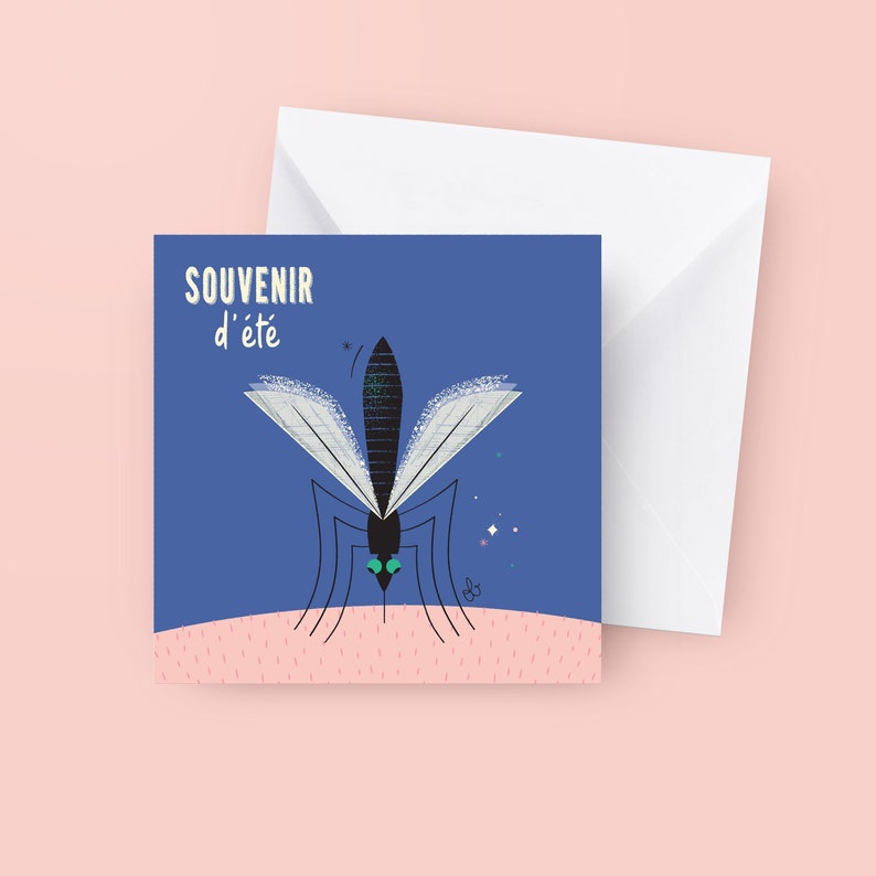 CARTE " Souvenir d'été " image 1