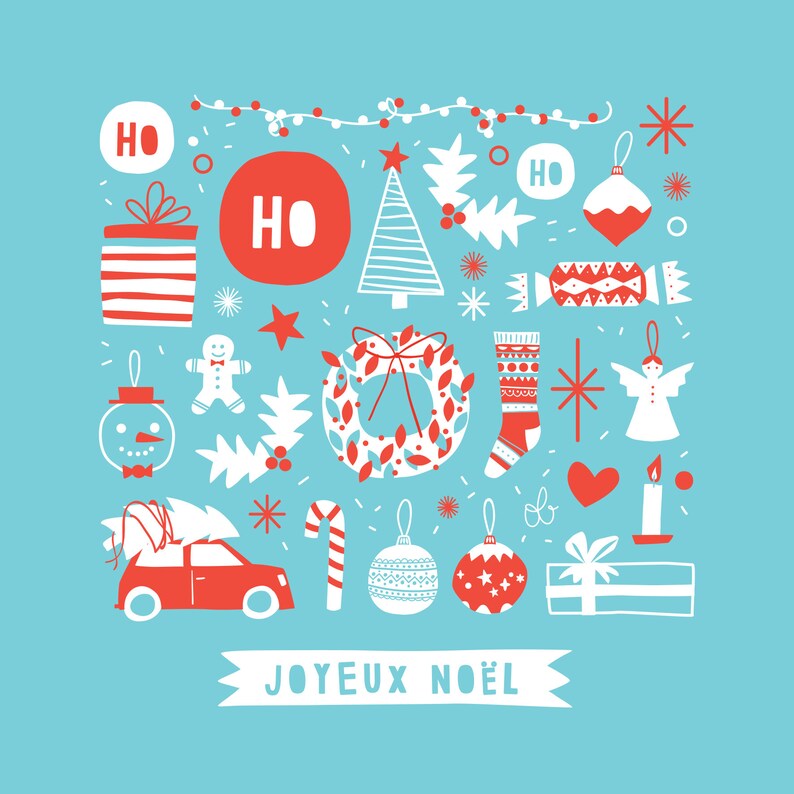 CARTE DE VOEUX "Joyeux Noël" image 3