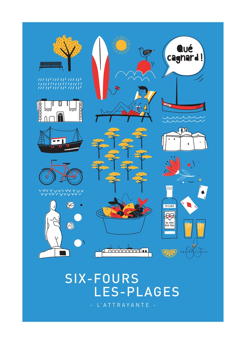 CARTEL “Six-Fours-les-Plages” imagen 3
