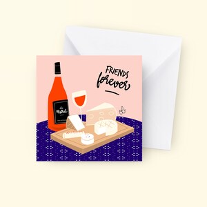Menü „Wein & Käse“.