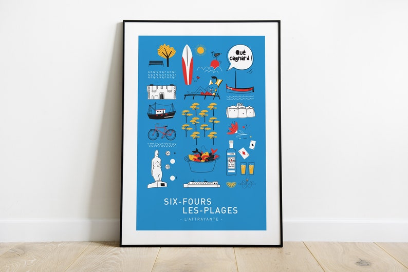 CARTEL “Six-Fours-les-Plages” imagen 1