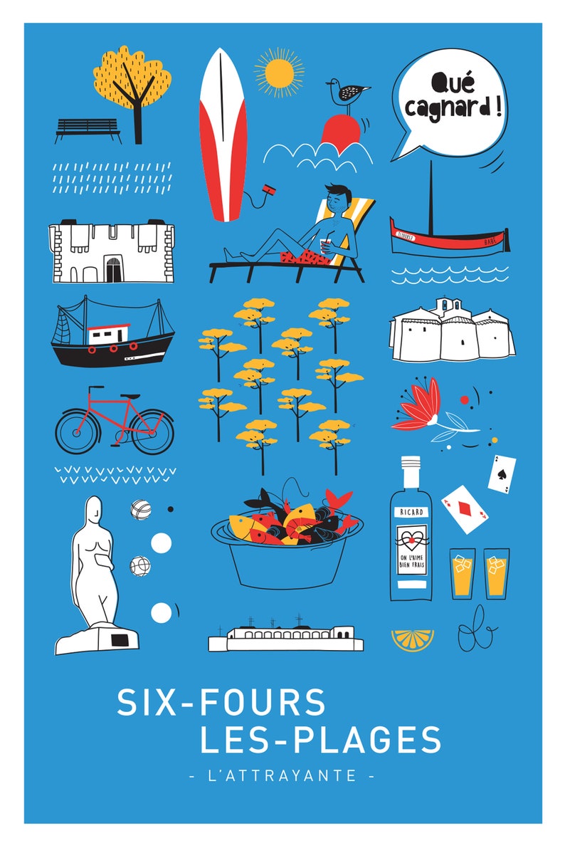 CARTE "Six-Fours-les-Plages" image 2