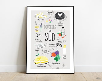 POSTER "Douceurs du Sud"