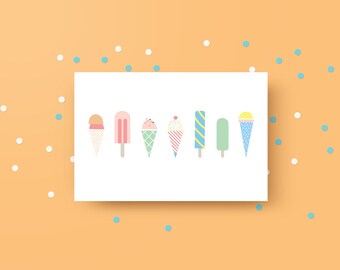 CARTE "Colored ice cream"