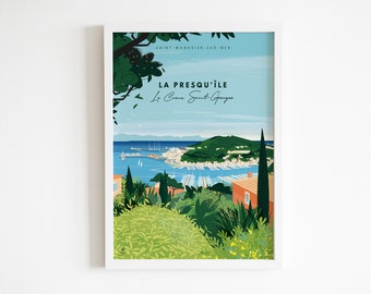 CARTEL "La Presqu'île / Le Creux Saint-Georges - Saint-Mandrier-sur-Mer"