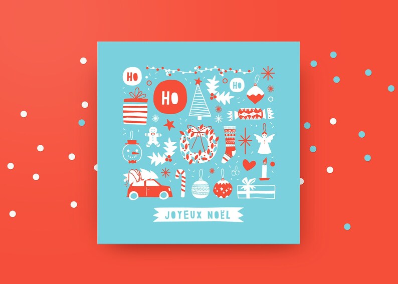 CARTE DE VOEUX "Joyeux Noël" image 1