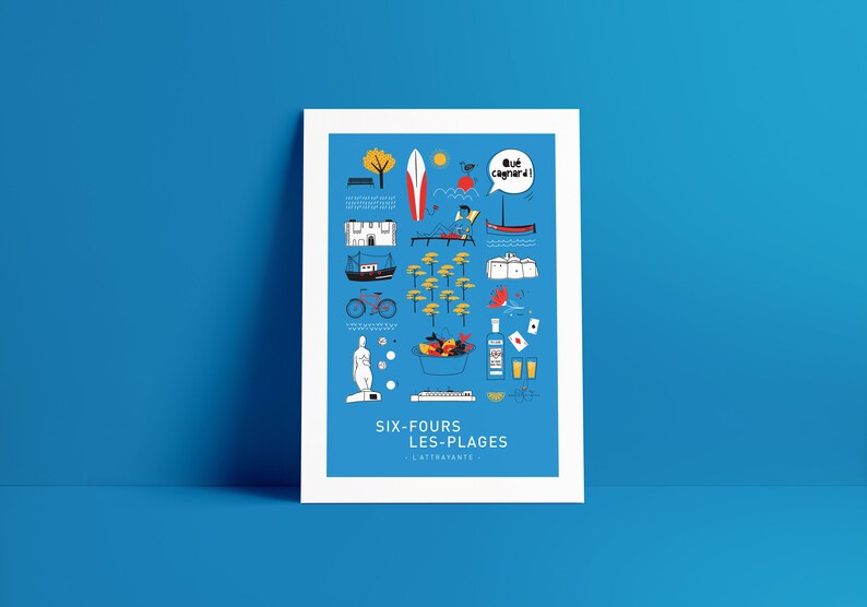 CARTEL “Six-Fours-les-Plages” imagen 2