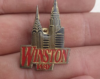 Skyscraper Pin Badge