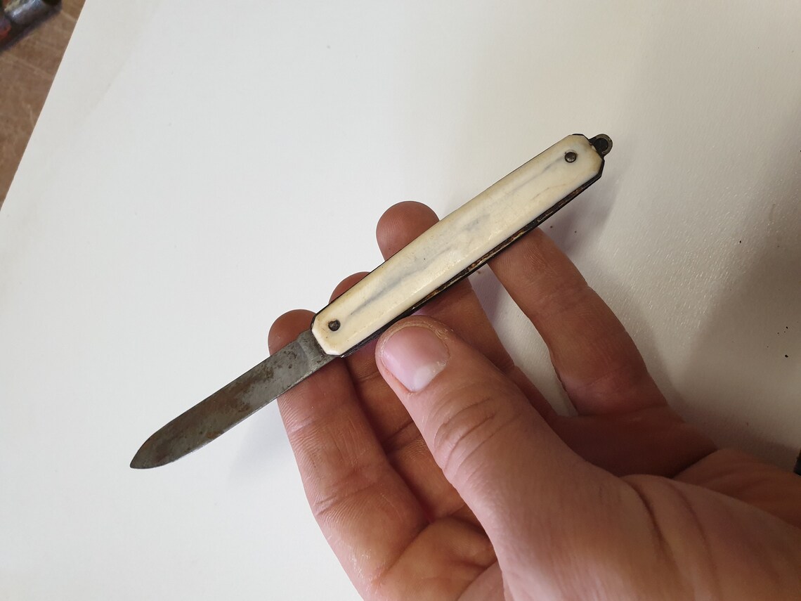 Eiffel Tower Eiffel Tower Knife Pocket Knife Vintage Etsy