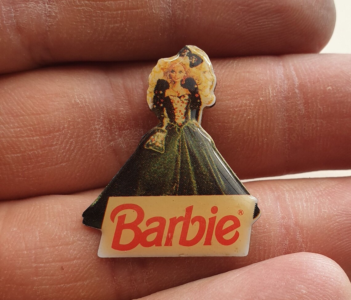 Barbie barbie pin barbie badge barbie cartoon cartoon pin | Etsy