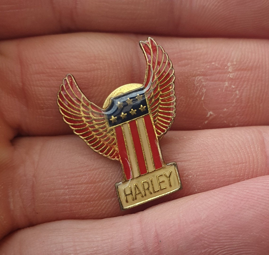 Harley Davidson Harley Davidson pin pin badge motorcycle Etsy
