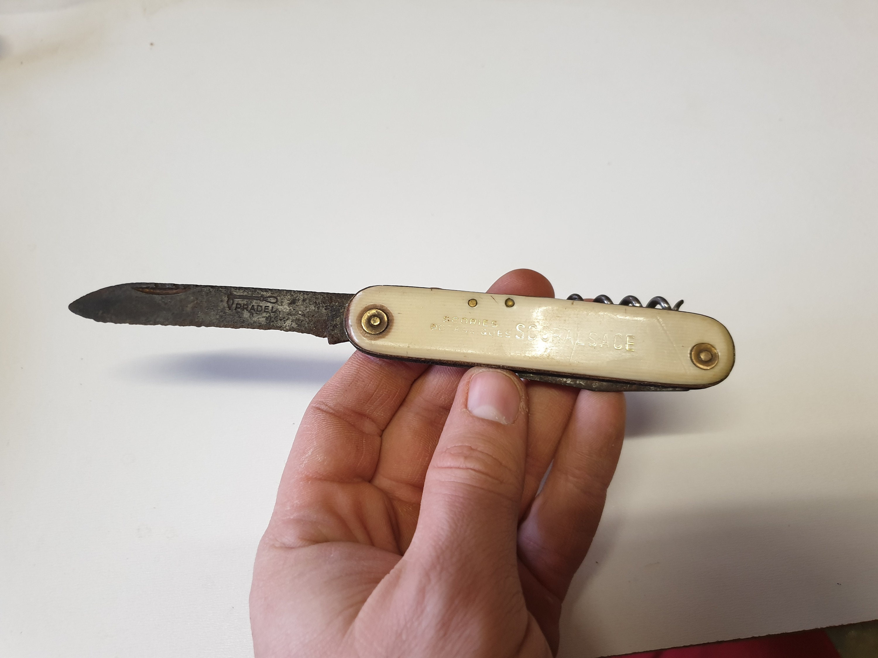 Pradel Vintage pocket knife small pocket knife gift gift Etsy