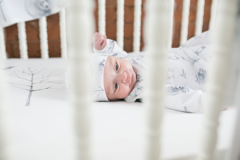 Crib Sheets Baby Sheet Personalized Sheet With Baby Name Etsy