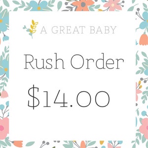 Rush Order  - Go To The Top Priority