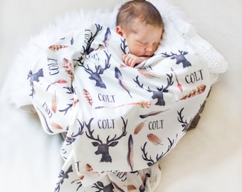 deer swaddle set