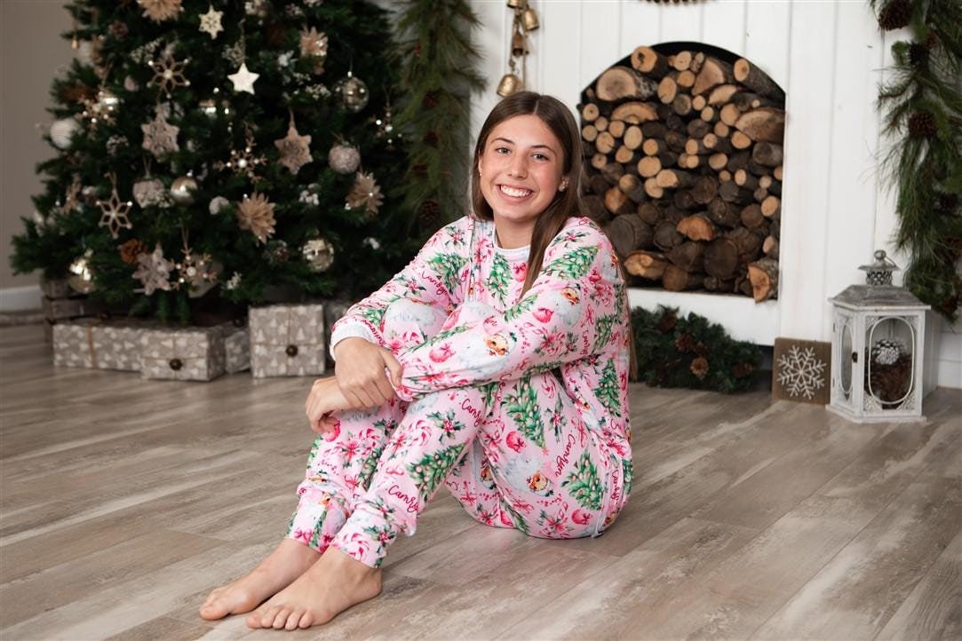 Ruffle Christmas Pajamas