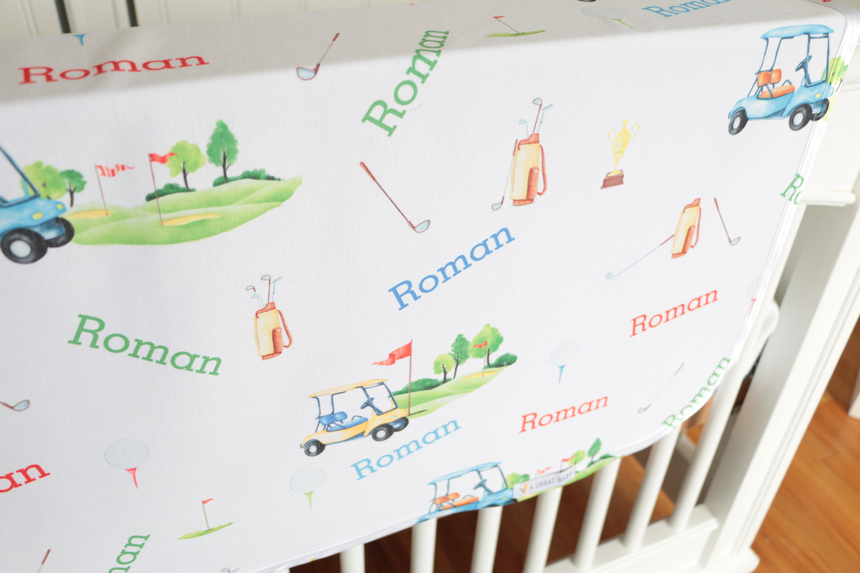 Golf Theme Stretchy Swaddle Blanket Baby Boy Gift Baby Etsy