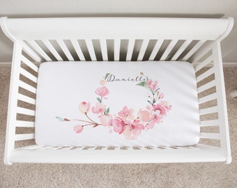 cherry blossom crib set