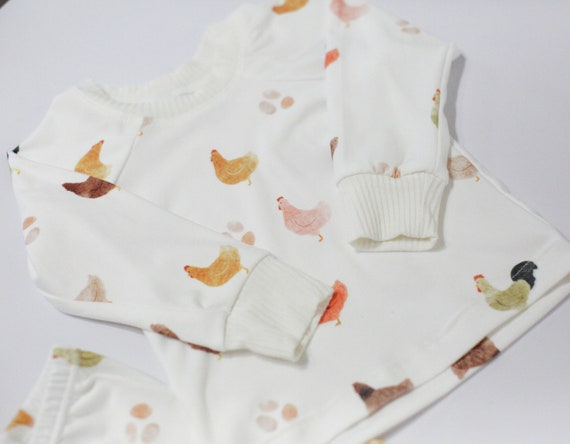 Kids chicken pajamas hot sale