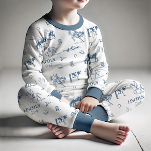 Cowboy pajamas for toddlers sale