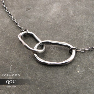 100% Ag  - necklace, raw sterling silver necklace - delicate silver necklace,