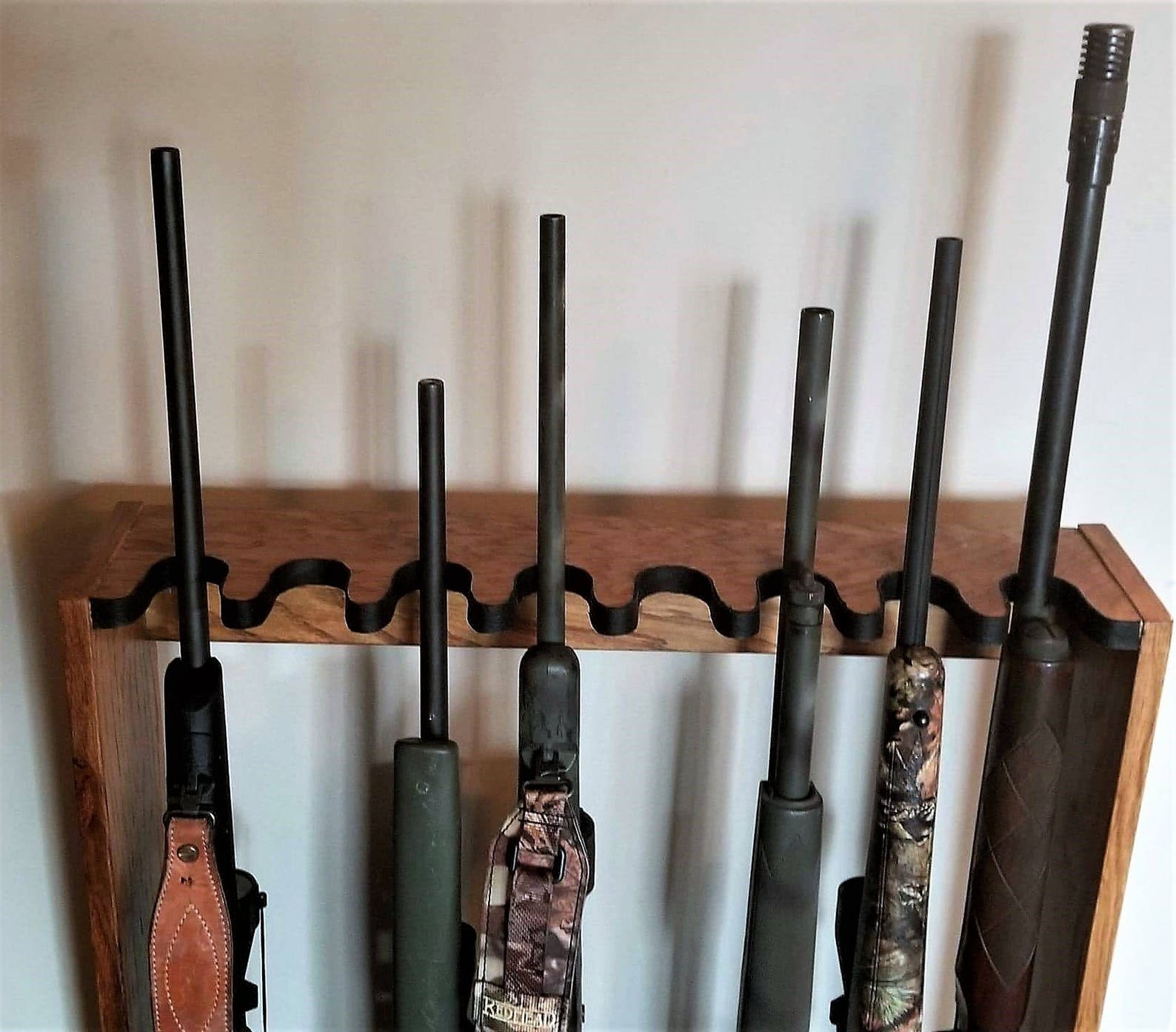 Oak Gun Rack Gun Rack Wooden Gun Rack Rifle Rack Shotgun Etsy Canada