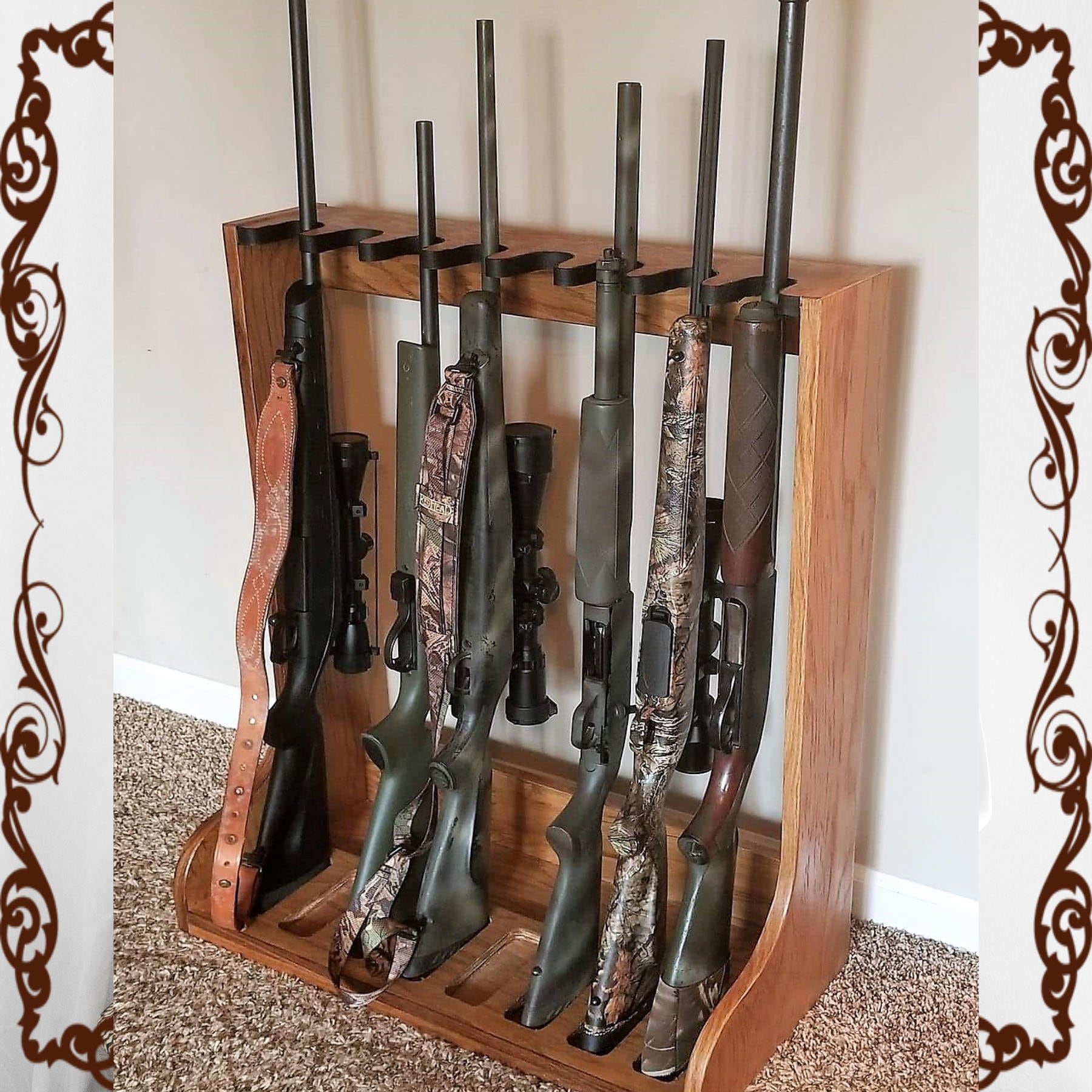 Vertical Wall Gun Rack - Image to u