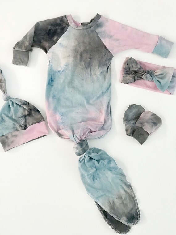 Tie dye baby best sale gown