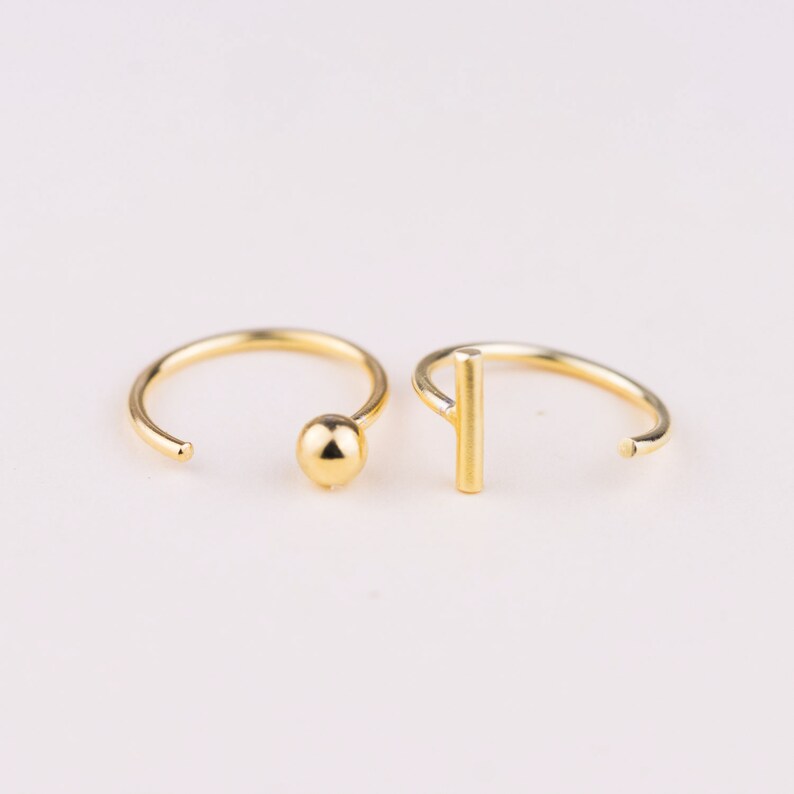 Hug Hoop Hug Earrings Hugger Ring Open Hoops Minimalist Small Hoop Earring