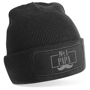 Papa Geschenk Beanie Mütze Geburtstagsgeschenk Vatertag Andenken Weihnachten Xmas für Papa Bild 9