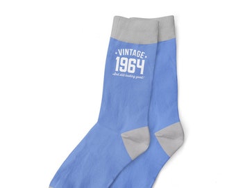 Cadeau 60e anniversaire chaussettes pour homme cadeau souvenir fête accessoire cadeau mari papa ami 60 ans soixante idée pour lui