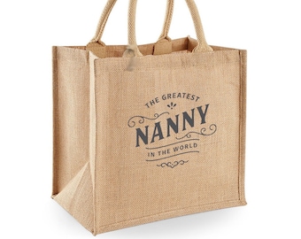 Nanny Gift Bag Kerstcadeau voor Nanny Verjaardag Nieuwigheid Cadeau voor Nanny Keepsake Shopping Tote Bag