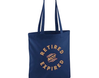 Ruhestand Geschenk Tasche Idee Ruhestand Geschenk für Männer Frauen Glücklicher Ruhestand Preis verlassen Arbeit Lustige Ruhestand Tote Einkaufstasche Andenken
