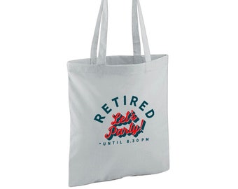 Ruhestand Geschenk Tasche Idee Ruhestand Geschenk für Männer Frauen Glücklicher Ruhestand Preis verlassen Arbeit Lustige Ruhestand Tote Einkaufstasche Andenken