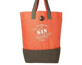 Nan Gift Bag Birthday Present for Nan Shopping Beach Tote Keepsake Christmas Xmas Gift Idea
