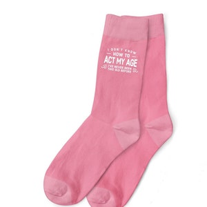 Birthday Gift Socks Present 18th 21st 30th 40th 50th 60th 65th 70th 75th 80th 90th Gift Socks Funny Keepsake Women’s Happy Any Age 4 – 7