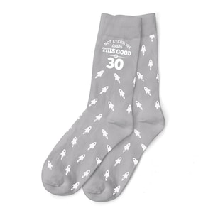 30th Birthday Gift Socks for Men Present for Him Friend 30 Years Old Party Thirty Birthday Thirtieth Birthday Size UK 6 to 11 - USA 7 to 12