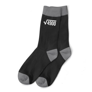 Calcetines de regalo de 70 cumpleaños para hombre, regalo de cumpleaños número 70, 70 años, setenta cumpleaños, setenta cumpleaños, talla UK 6 a 11 - EE. UU. 7 a 12