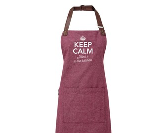 Mimi Gift Schort Verjaardagscadeau Grappig Koken Bakken Cadeau Houd Kalm Aandenken voor Mimi