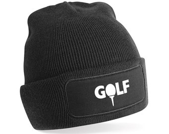Golf Hat Gift Golf Accessories Lucky Beanie Golfer Gift for Men & Women Present Golf Lover Keepsake for Dad