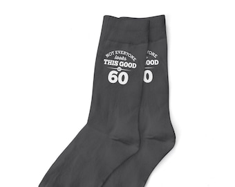 60th Birthday Socks for Men – Funny Novelty Gift