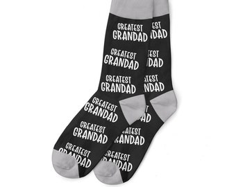 Greatest Grandad Socks – Men's Novelty Gift (UK 6-11 / USA 7-12)