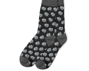 40. Geburtstag Socken Geschenk für Männer Geschenk Andenken Idee für Ihn Mann Papa Freund 40 Jahre alt Party Requisite Favor