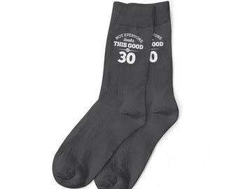 30th Birthday Socks – Funny Novelty Gift for Men