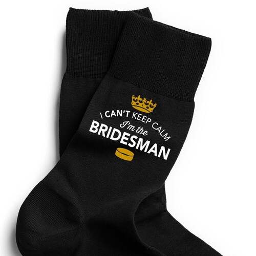 Bridesman Socks Gift Wedding Stag Night Do Party Squad Present Etsy