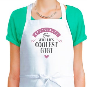 Gigi Geschenk Schürze Geburtstagsgeschenk Lustig Kochen Backen Geschenk Coolstes Andenken für Gigi