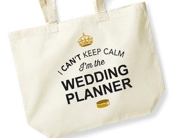 Wedding Planner Bag Gift Wedding Hen Night Hen Do Party Squad Wedding Planner to be Present Bridal Shower Tote Bag Keepsake