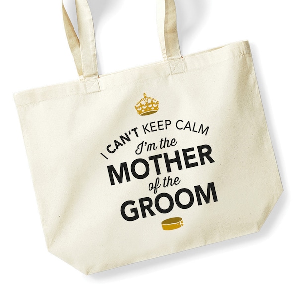 Mother of Groom Bag Gift Wedding Hen Night Hen Do Party Squad Mother of Groom to be Present Bridal Shower Tote Bag Keepsake